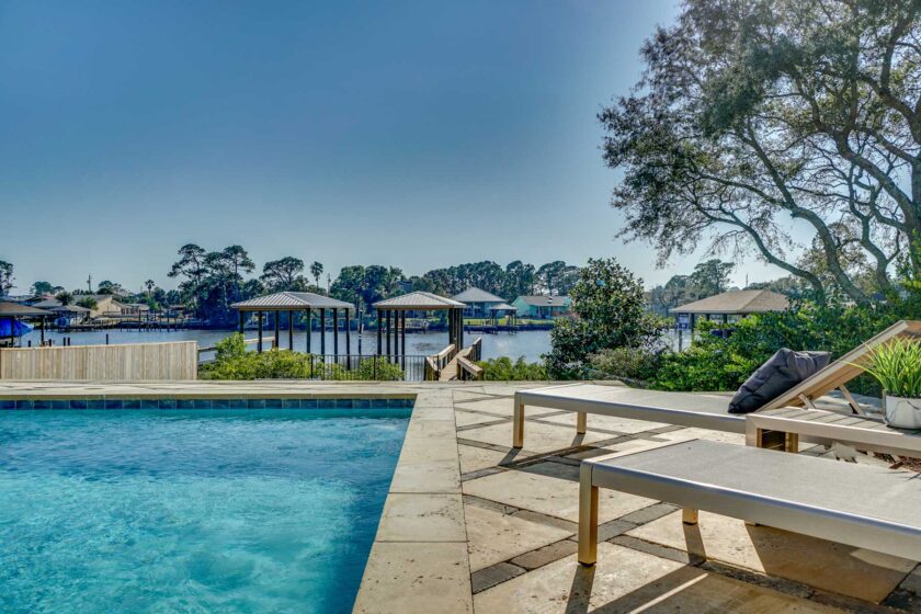 view of water from the pool