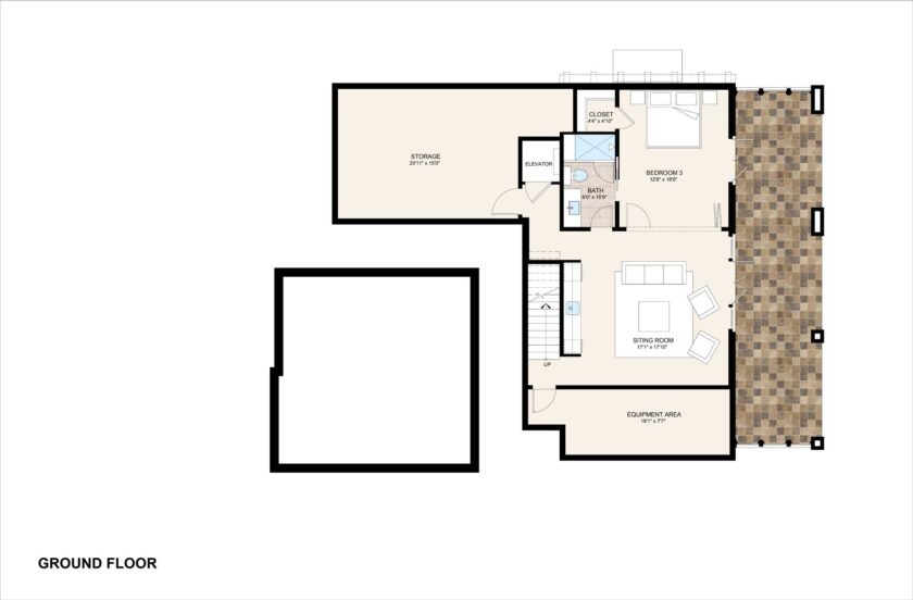 Ground floor floorplan