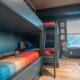 bedroom with 4 bunk beds