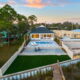 Backyard and pool.